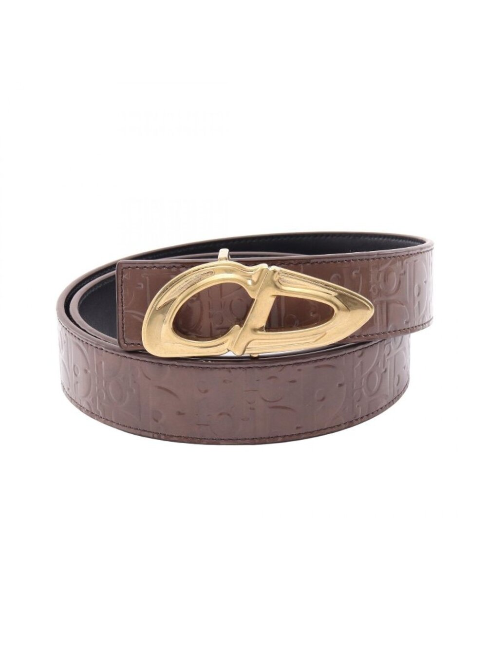 Dior Belt Oblique Reversible Patent Leather